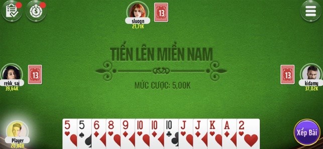 Bài Tiến lên Miền Nam - Chinh phục tựa game huyền thoại chỉ với vài bước cùng SHBET